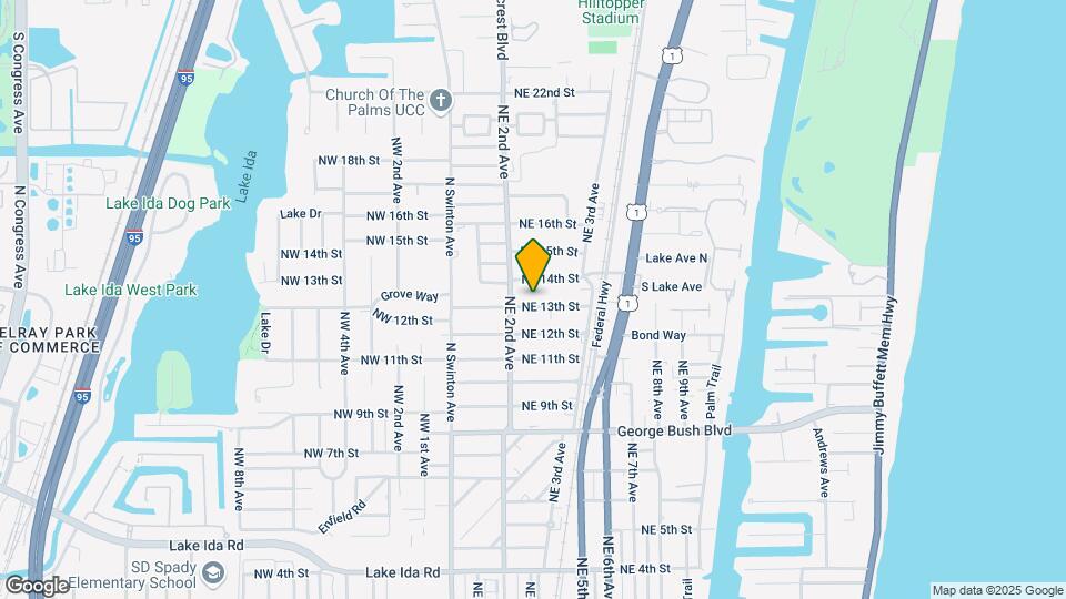 219 NE 13th St Map and Location Details