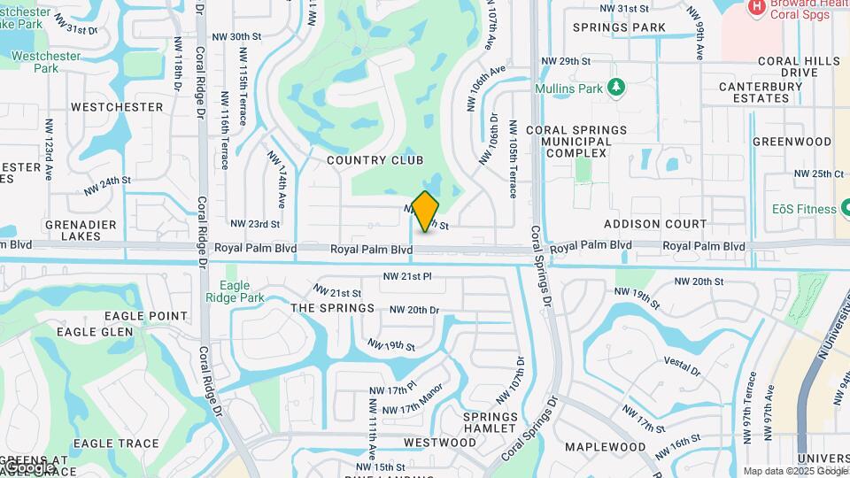 10901-10915 Royal Palm Blvd Map and Location Details