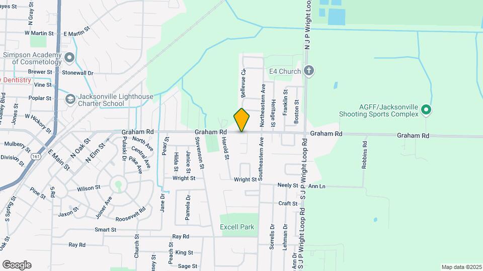1505 Graham Rd Map and Location Details