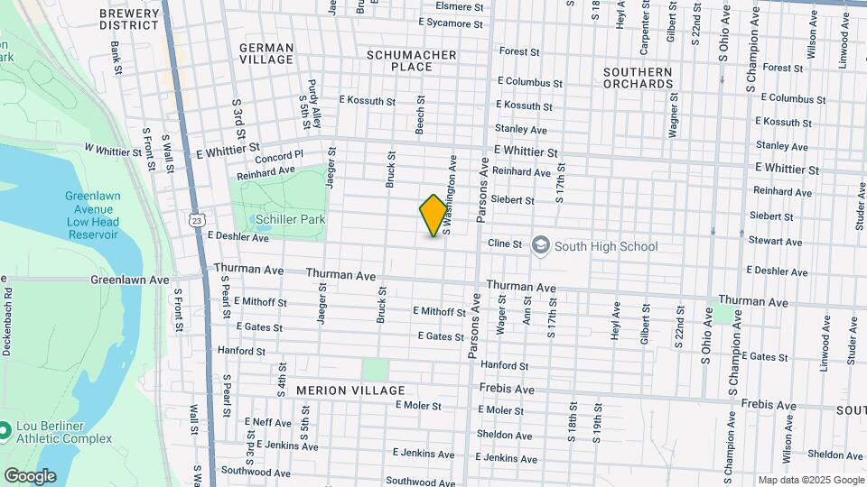 404-406 E Deshler Ave-Unit -404 E. Deshler Ave Map and Location Details