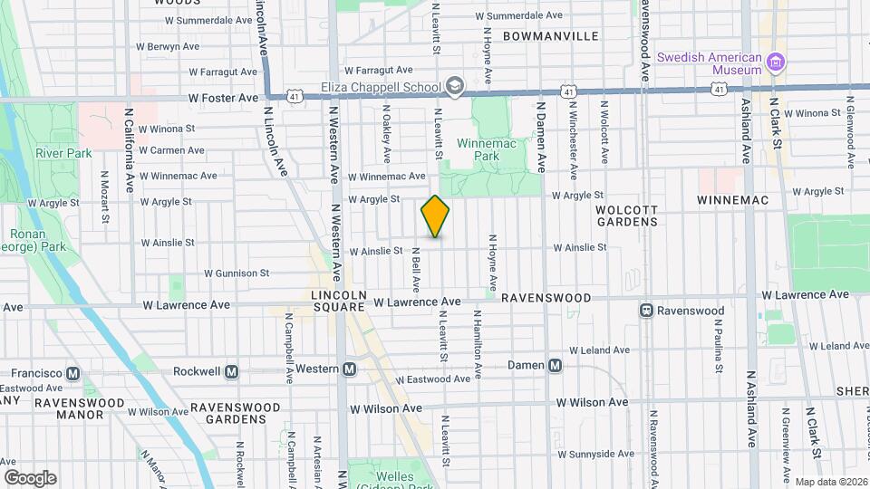 2204 W Ainslie St Map and Location Details