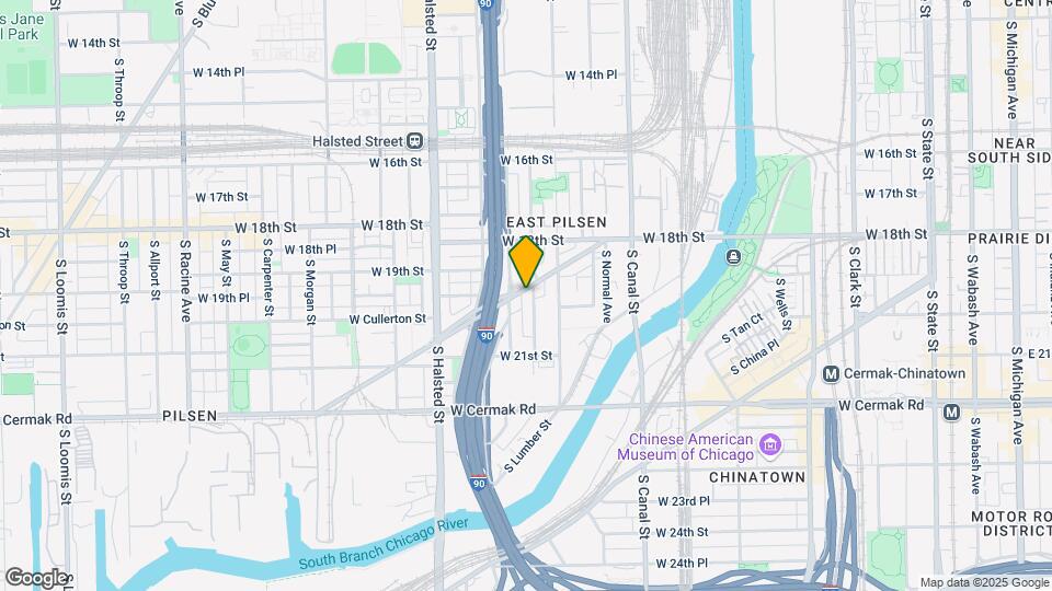 1935 S Canalport Ave Mapa y Detalles de la Ubicación
