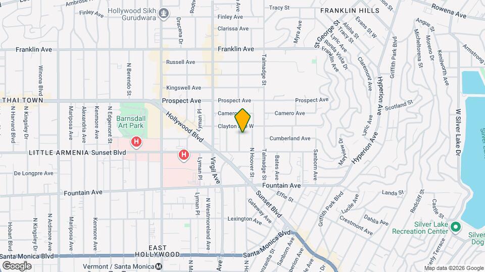 1536 N Commonwealth Ave Map and Location Details