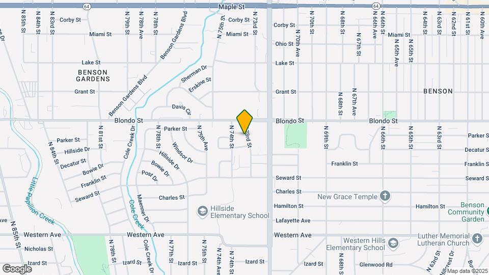 1818 N 73rd St Map and Location Details