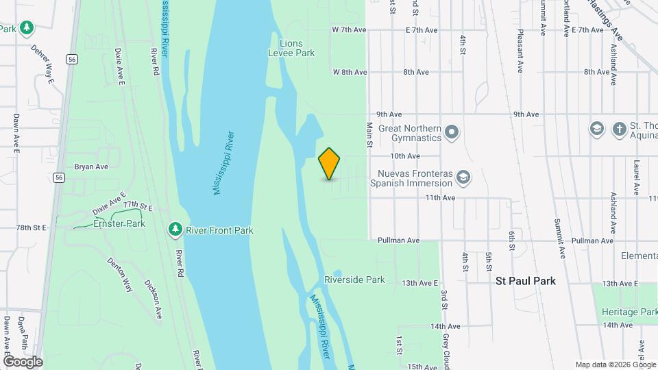 202 River Woods Dr Mapa y Detalles de la Ubicación