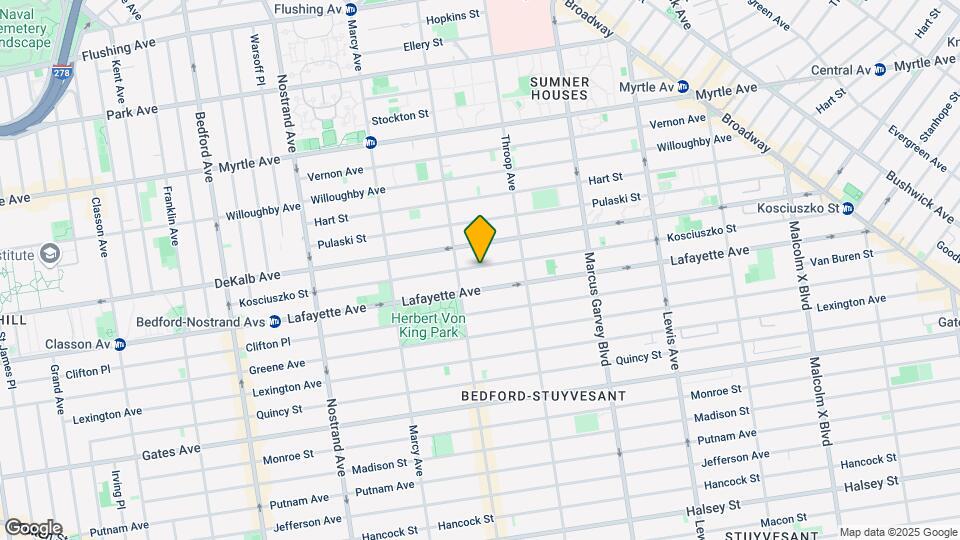 256 Kosciusko St Map and Location Details