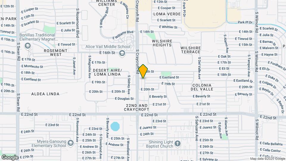 856 S Jefferson Ave Mapa y Detalles de la Ubicación