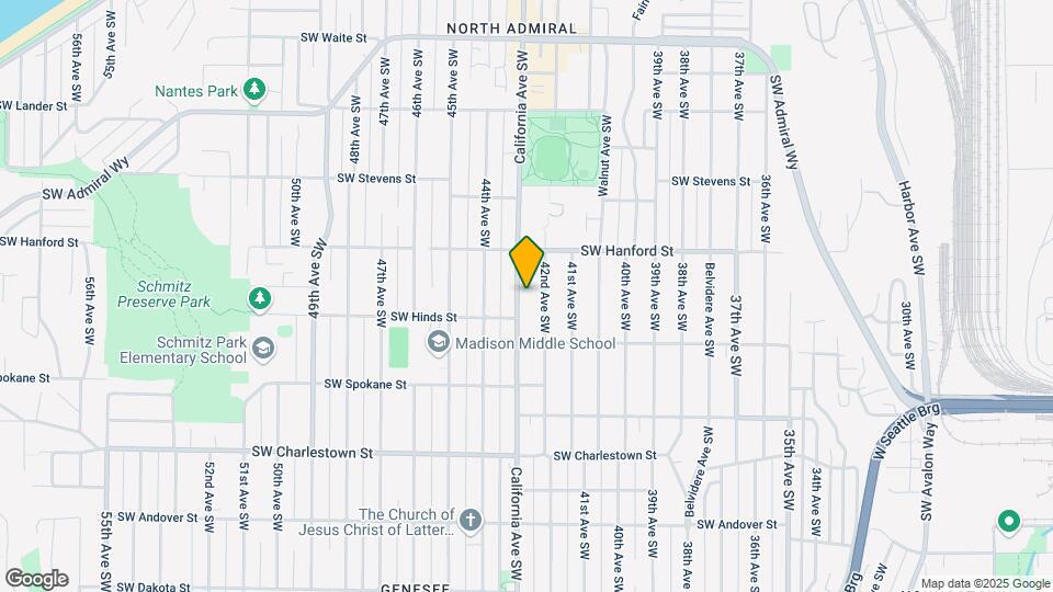 3240 California Ave SW Map and Location Details