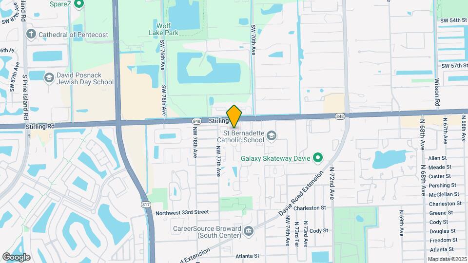 7610 Stirling Rd Map and Location Details