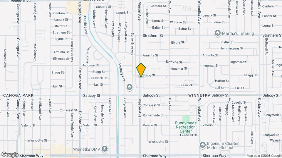 7702 Mason Ave Map and Location Details