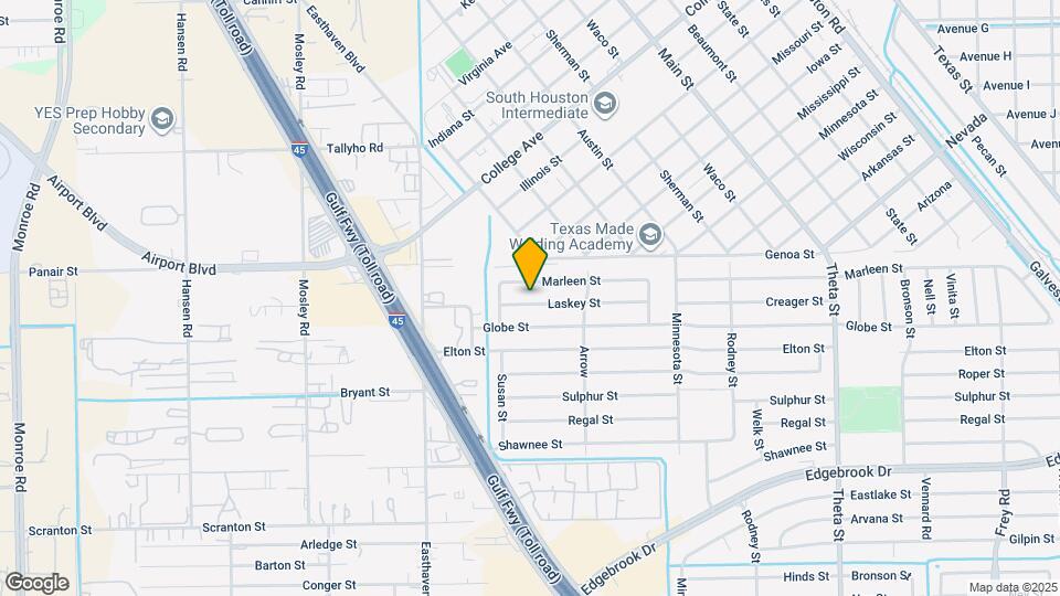 1411 Laskey St Map and Location Details