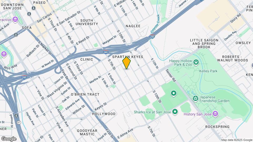 972 S 8th St Map and Location Details