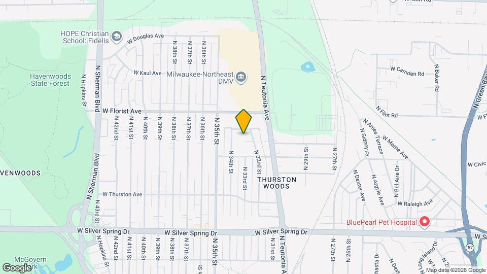 3226 W Bobolink Ave Map and Location Details