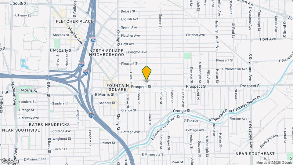 1026 Laurel St Map and Location Details