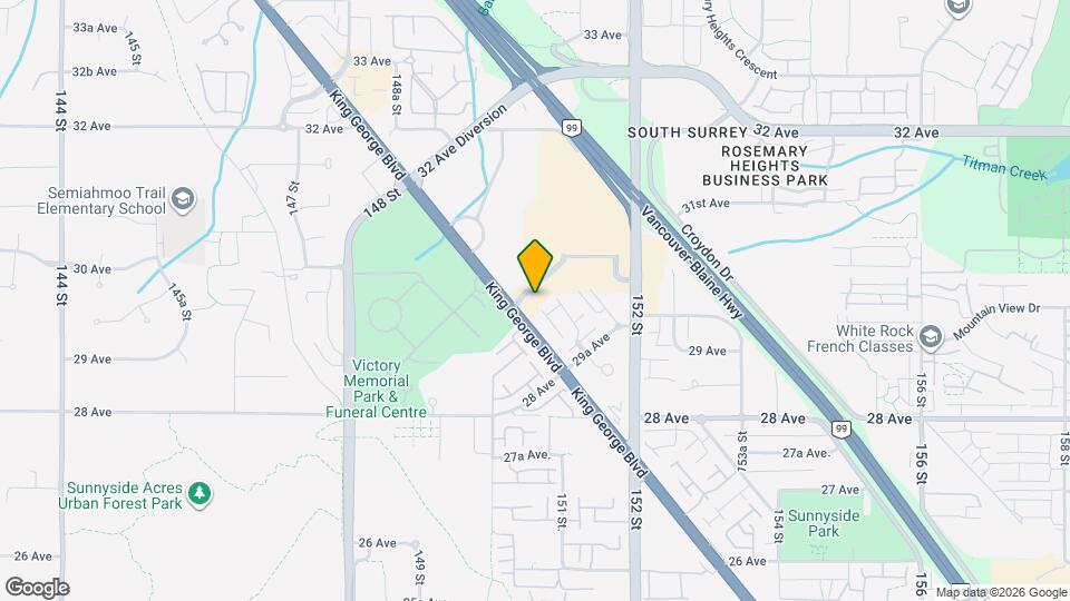 2940 King George Blvd Map and Location Details