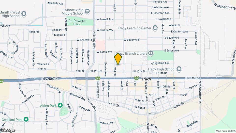 344 W Highland Ave Map and Location Details
