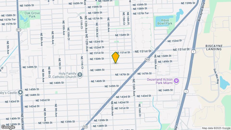 1440 NE 149th St Map and Location Details