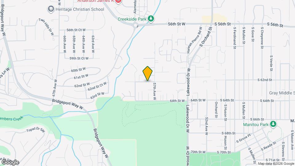 5720 62nd St W Map and Location Details