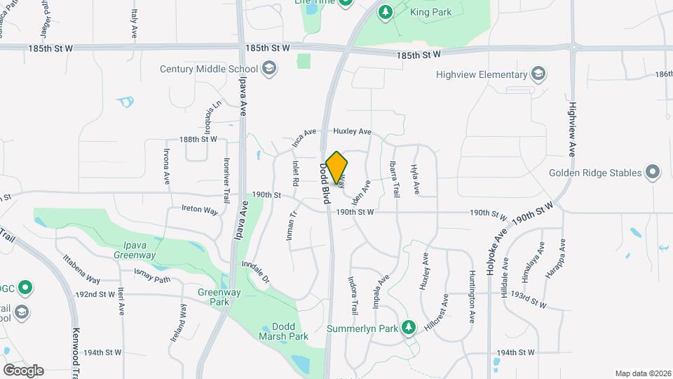 18945 Iden Way Map and Location Details