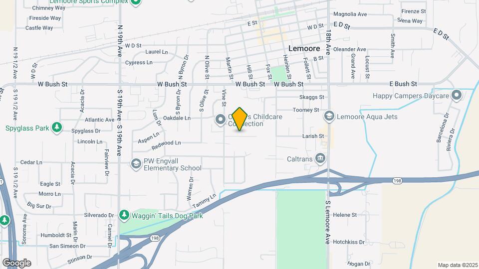 534 Ash St Map and Location Details