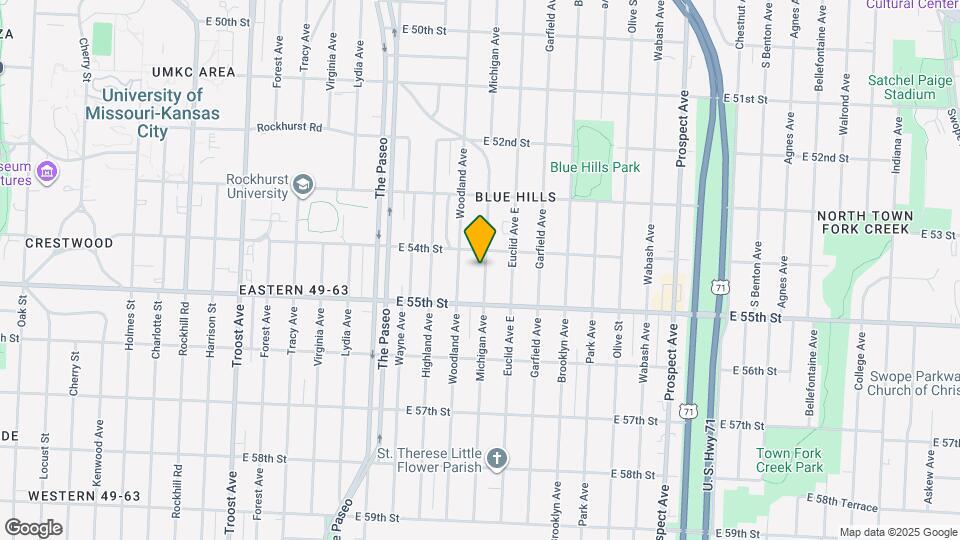 5416 Michigan Ave Map and Location Details