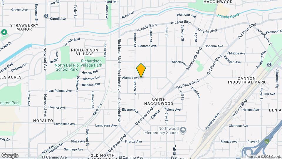 1032 Alamos Ave Map and Location Details