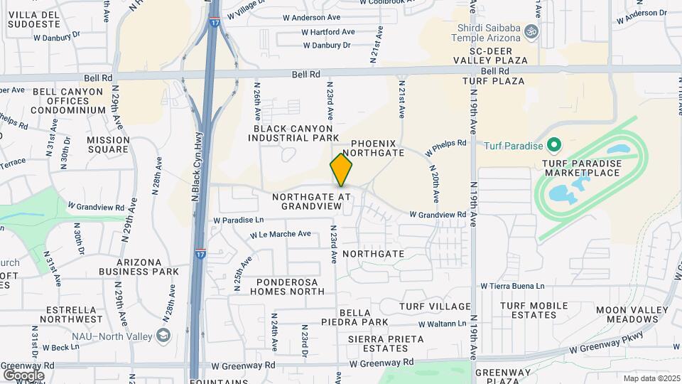 16238 N 22nd Ln Mapa y Detalles de la Ubicación
