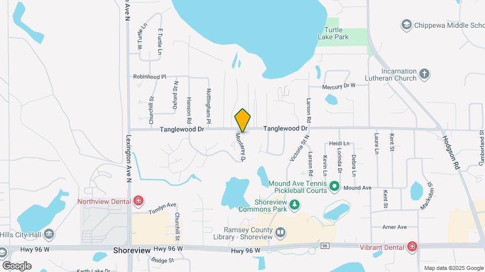 860 Monterey Dr Map and Location Details