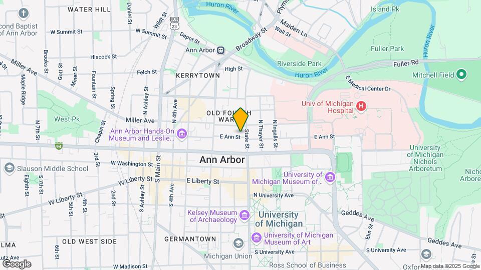 609 E Ann St Map and Location Details
