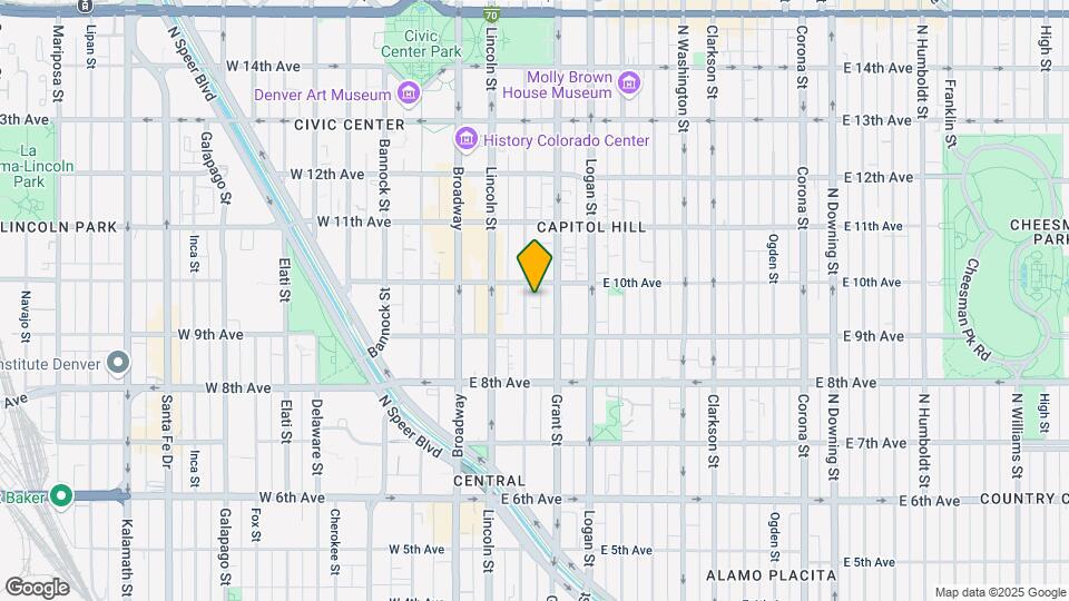 960 Sherman St Map and Location Details