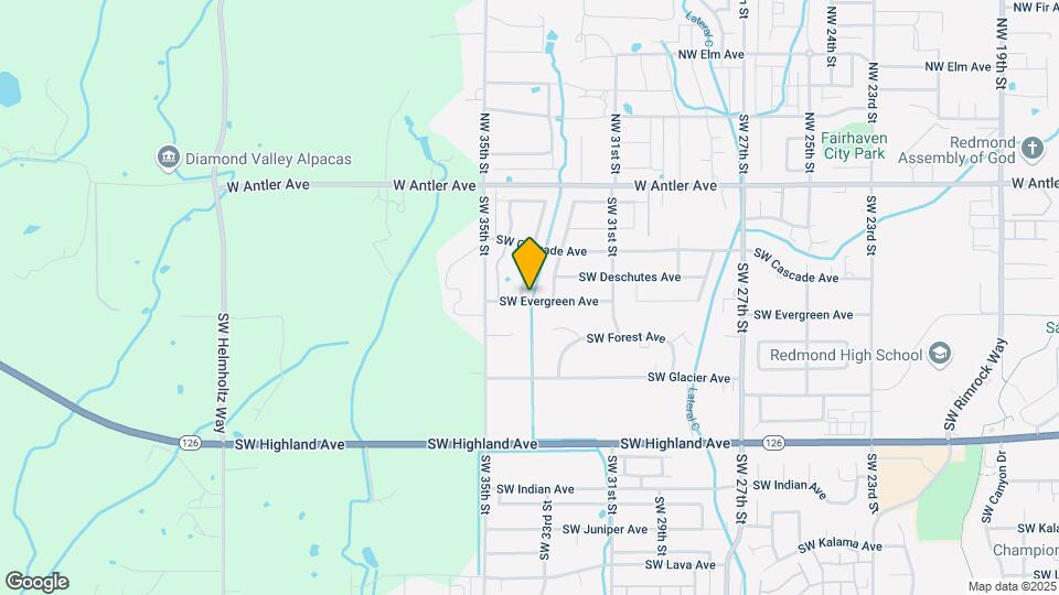 380 Southwest 33rd Drive Map and Location Details