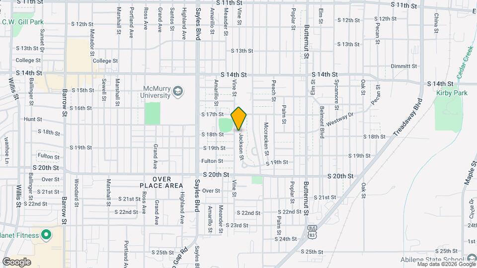 1758 Jackson St Map and Location Details