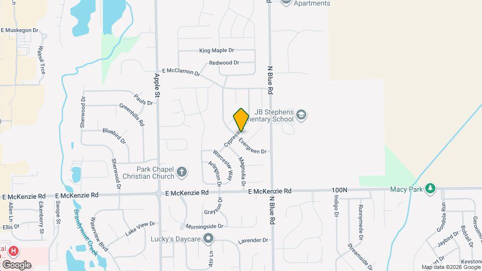 1333 Cypress Dr Map and Location Details