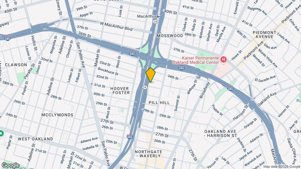 544 32nd St Map and Location Details