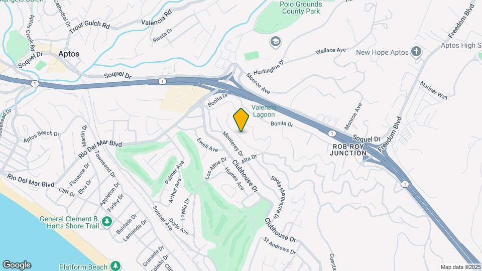 431 Vista del Mar Dr Map and Location Details