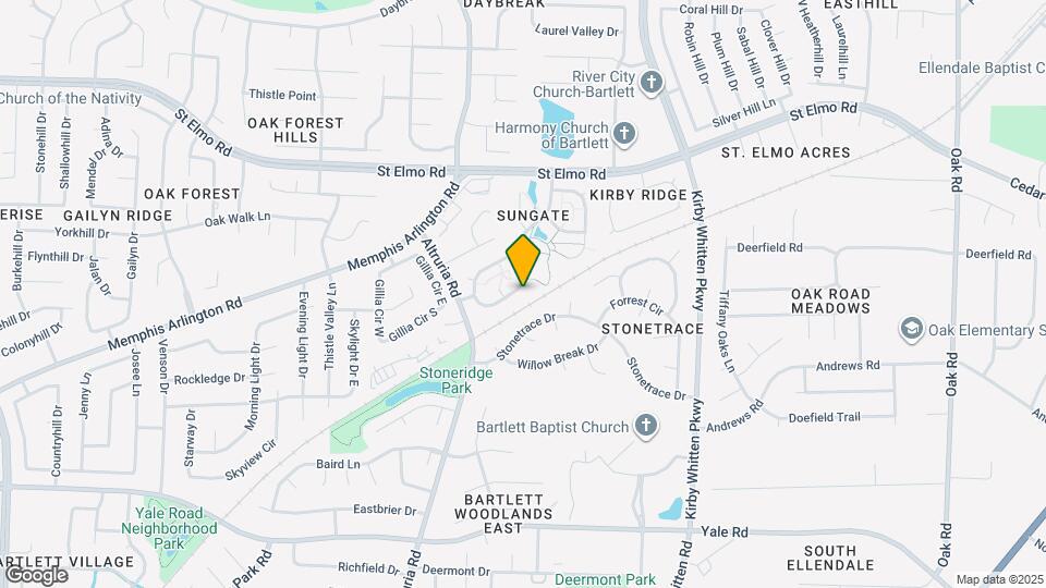 6607 Sungate Dr S Map and Location Details