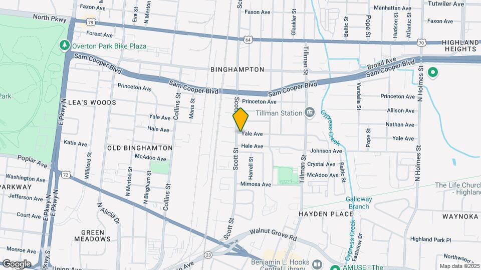 2829 Yale Ave Map and Location Details