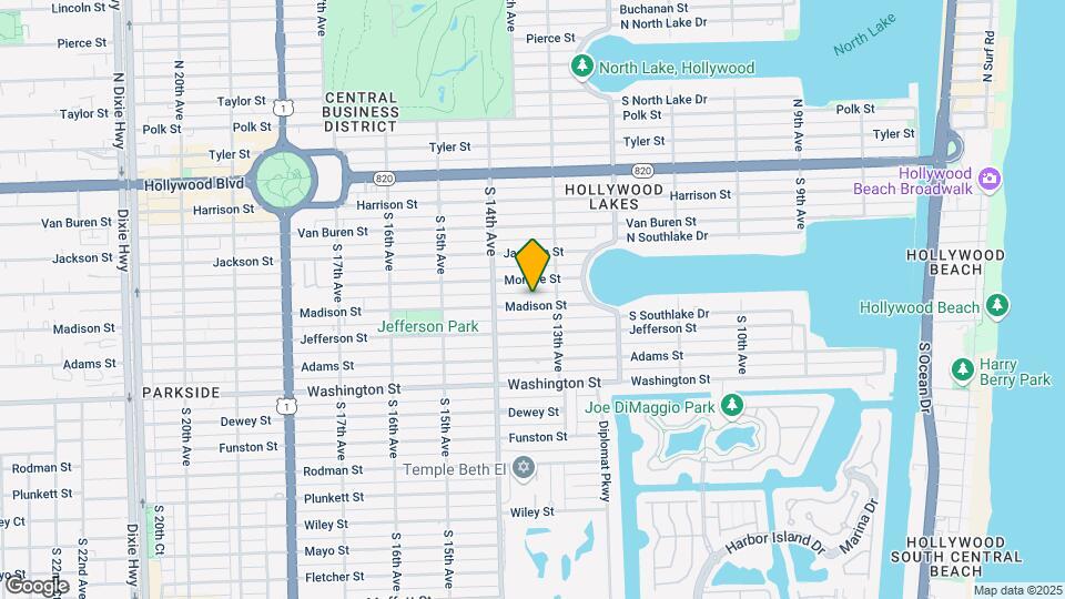 1321 Madison St Map and Location Details