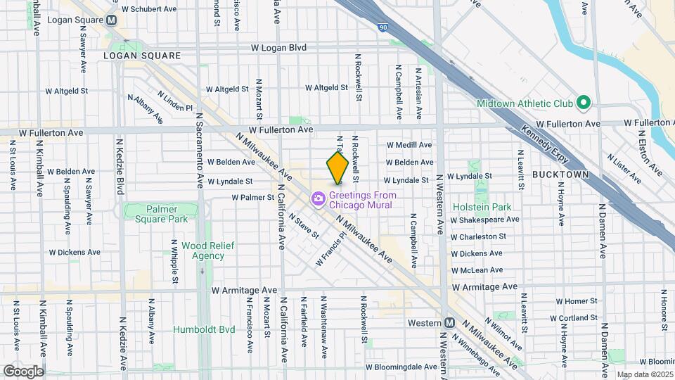 2208 N Talman Ave Map and Location Details