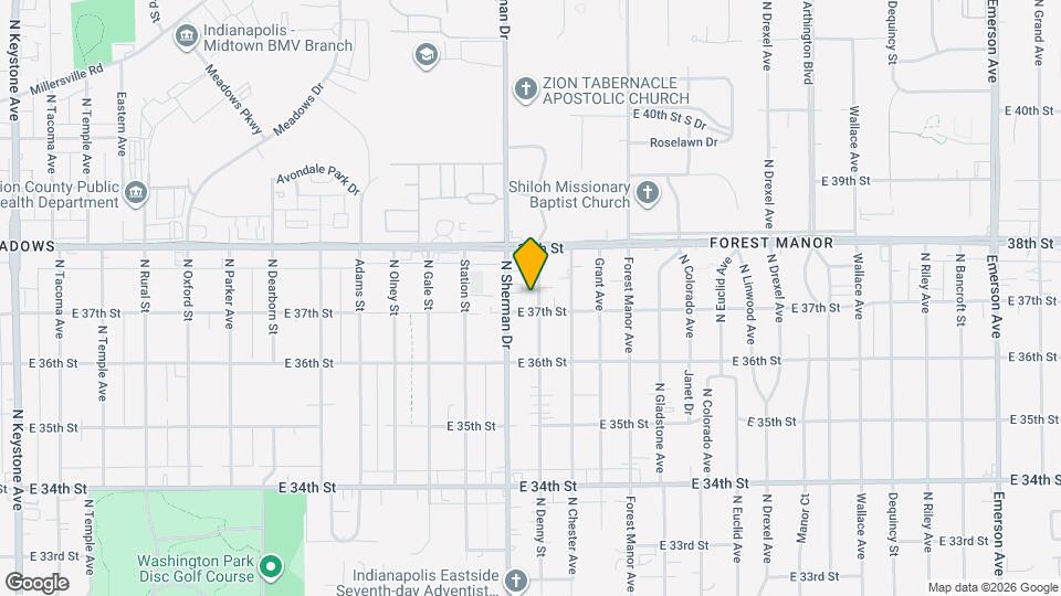 3720 N Denny St Map and Location Details