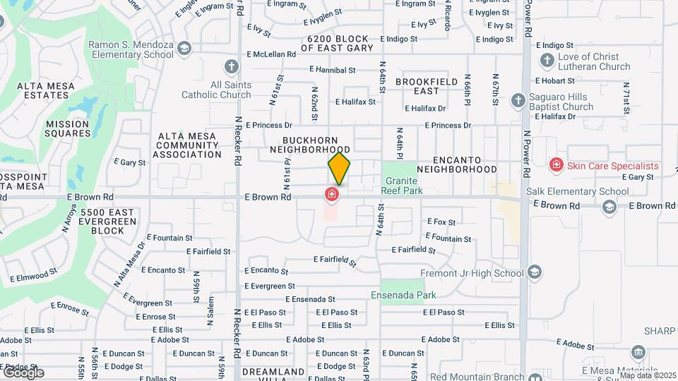 6249 E Greenway Cir Map and Location Details