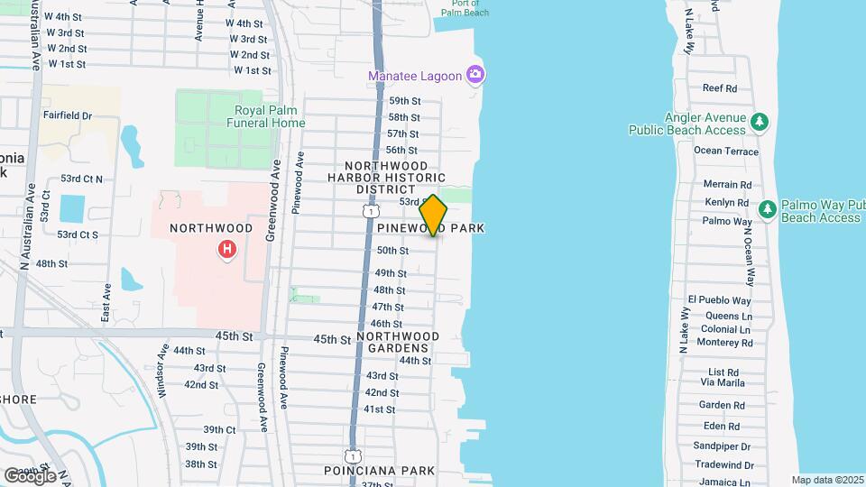 5107 N Flagler Dr Map and Location Details