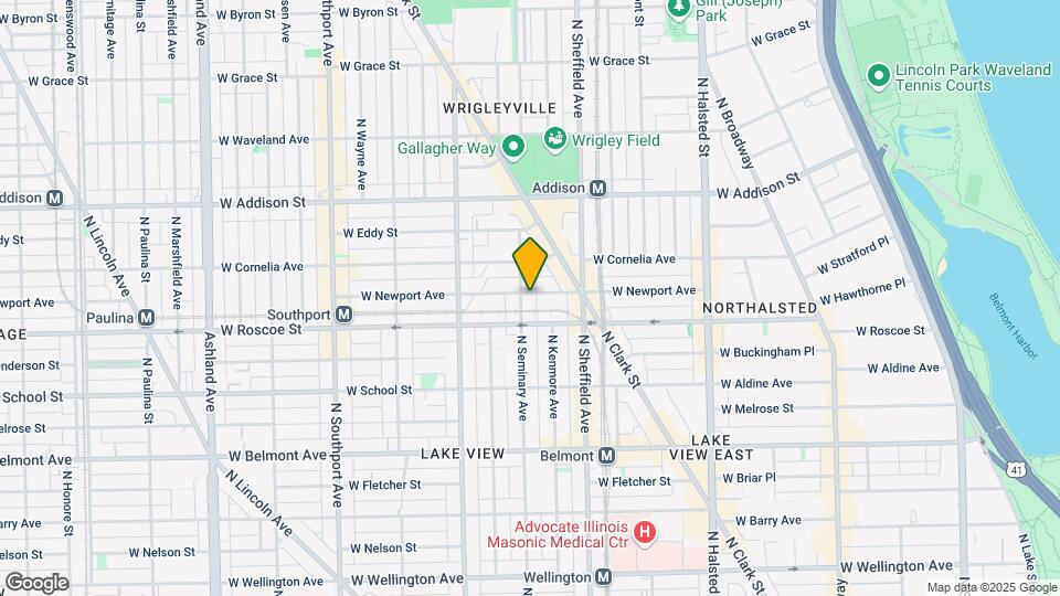 3425 N Seminary Ave Map and Location Details