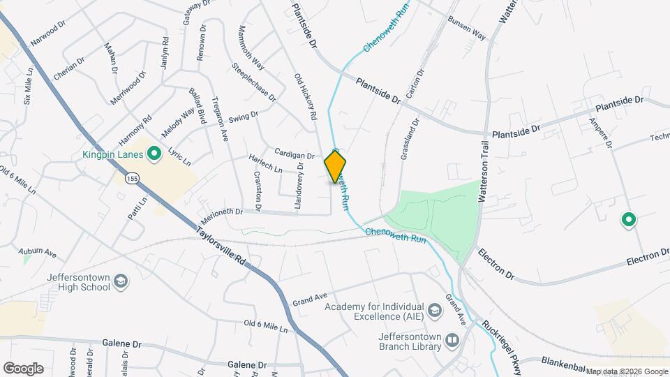 2607 Old Hickory Rd Map and Location Details