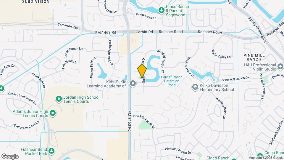 27403 Canyon Reach Dr Map and Location Details