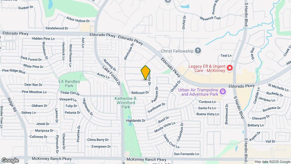 4505 Green Meadow Dr Map and Location Details