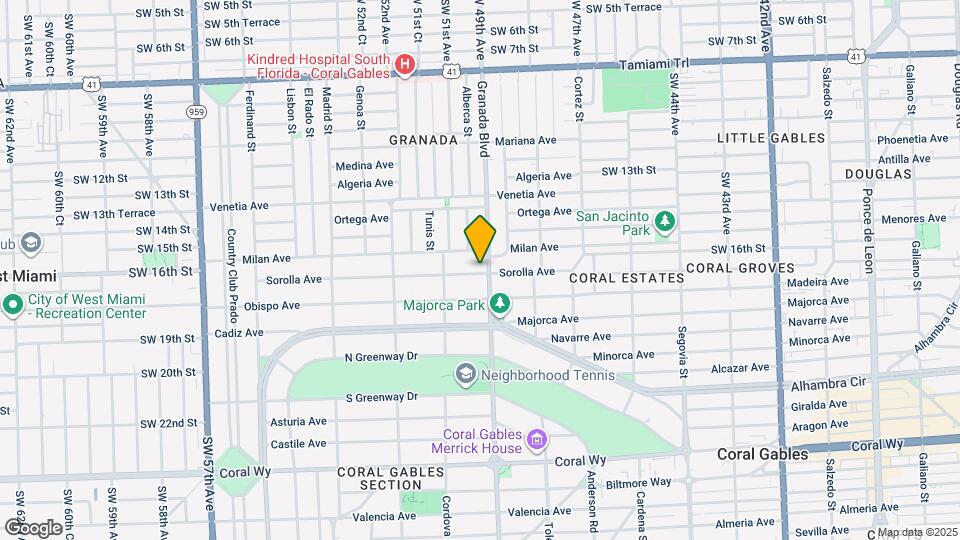 1624 Granada Blvd Mapa y Detalles de la Ubicación
