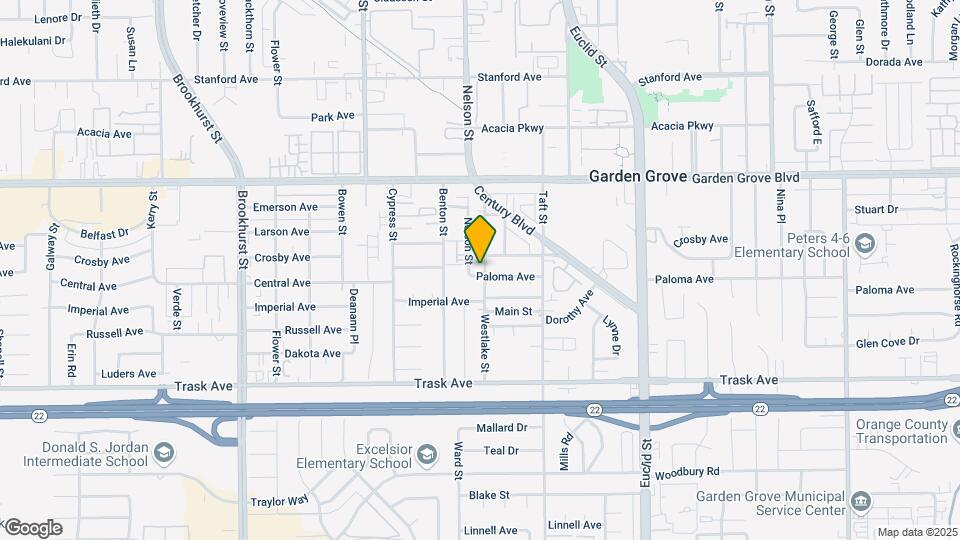10581 Paloma Ave Map and Location Details