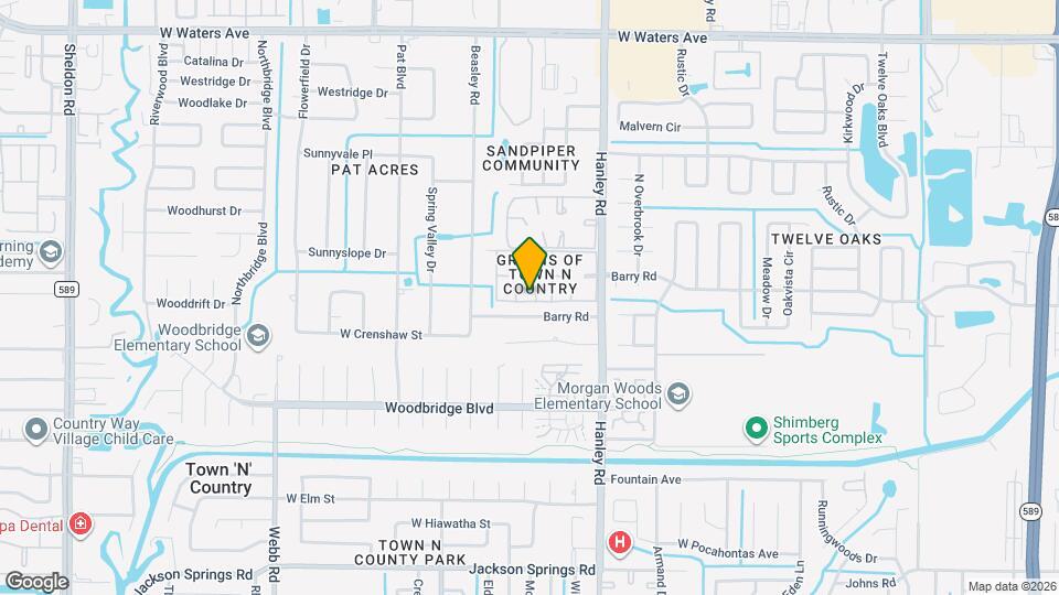 7551 Abonado Rd Map and Location Details