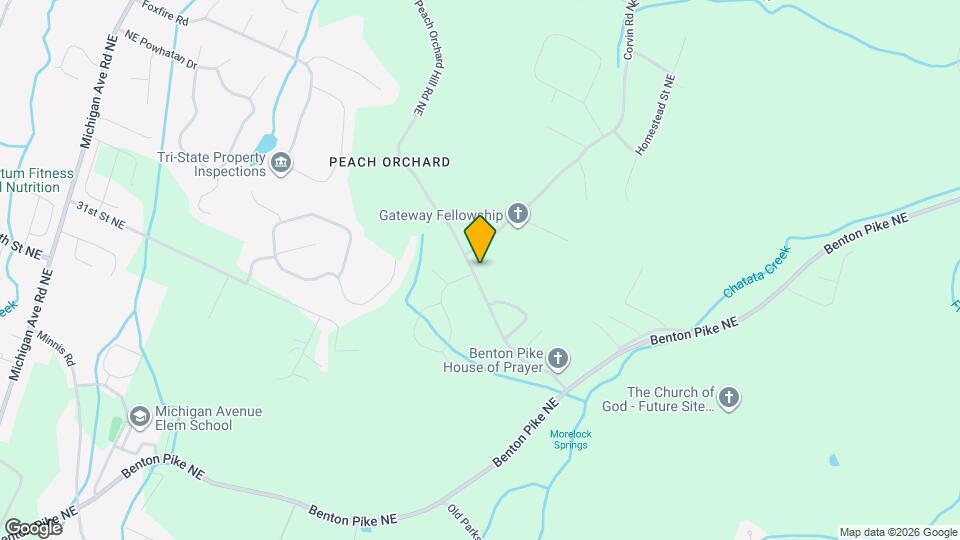 2451 Peach Orchard Hill Rd NE Map and Location Details